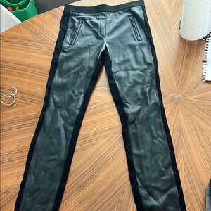 BCBGMaxAzria Black faux Leather Leggings